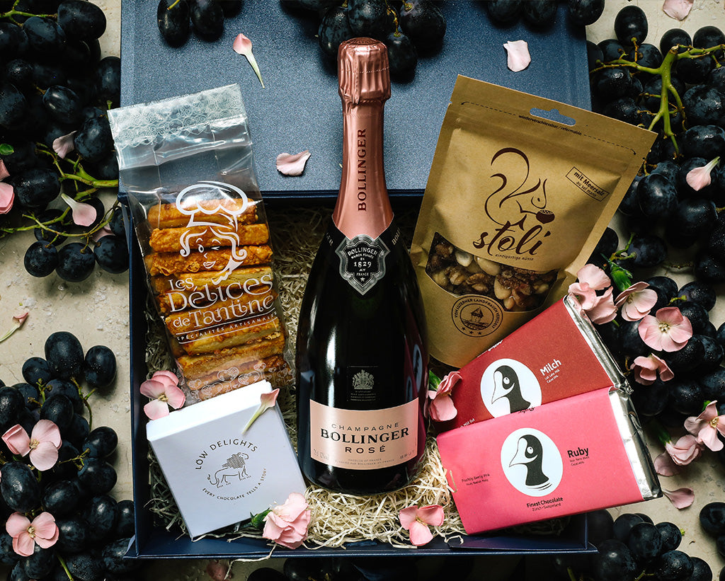 Celebrate! Bollinger Rosé Champagne Gift Box