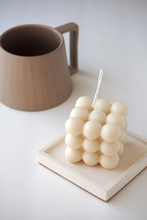 Load image into Gallery viewer, Bubble Candles - Natural Undyed Scented
